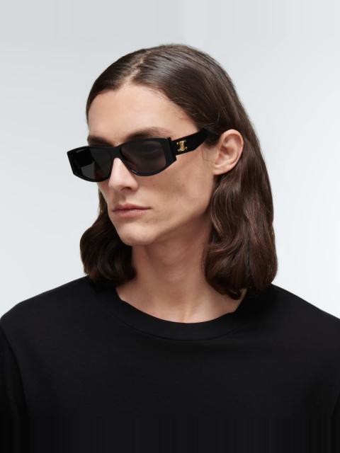 Rectangular acetate sunglasses