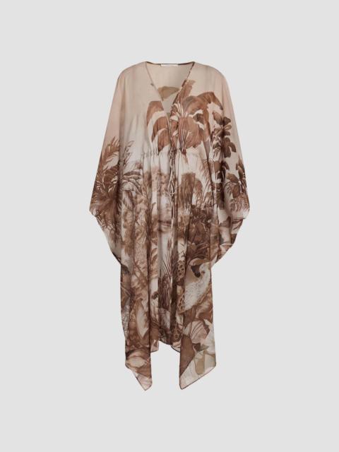 KOBI HALPERIN Women's Everleigh Printed Chiffon Cover-Up Dress - Natural Multi