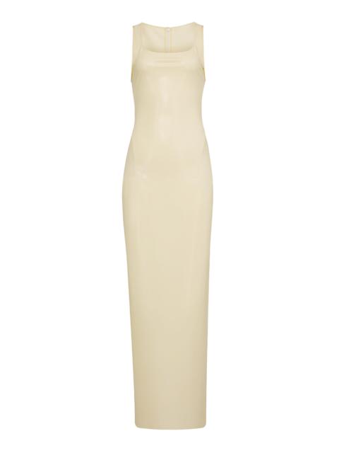 Alaïa Latex-Jersey Maxi Dress