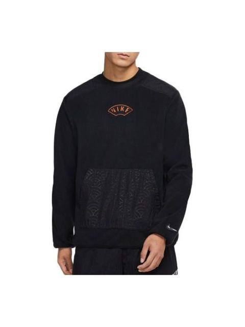 Nike Nike CNY Chinese New Year's Edition Therma-Fit Logo Embroidered Loose Fleece Sports Round Neck Pullo