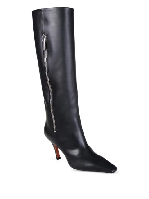 Amina Muaddi Mona Zip Boots