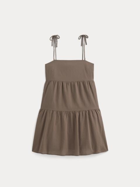 EVERLANE THE GAUZE MINI TIERED DRESS