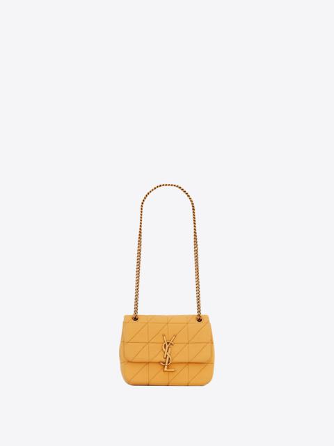 SAINT LAURENT jamie mini chain bag "carré rive gauche" in jersey