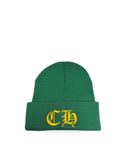 Chrome Hearts logo-embroidered beanie hat