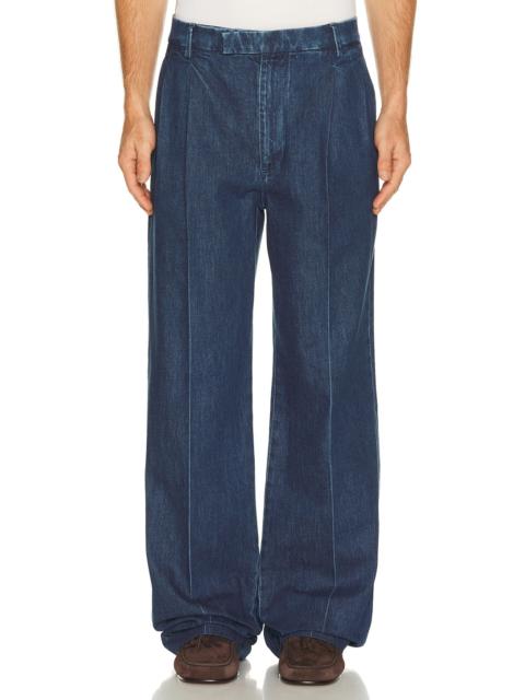 Valentino Pleated Denim Jean