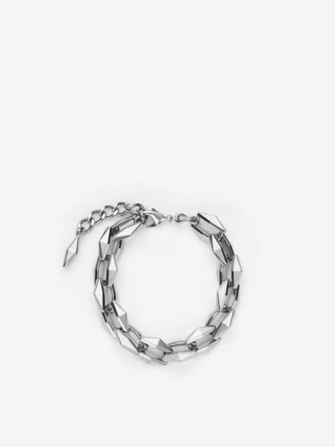 JIMMY CHOO Diamond Chain Bracelet
Silver Finish Chain Bracelet