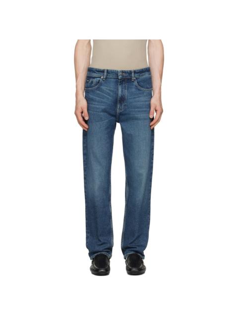 BOSS Blue Faded Stretch Jeans