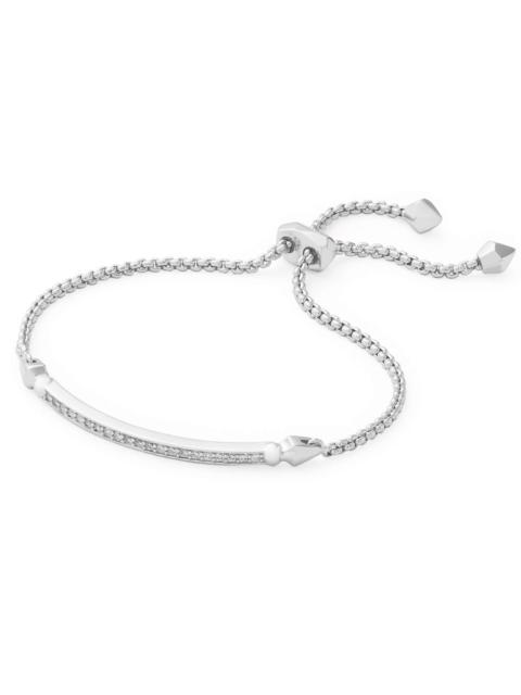 KENDRA SCOTT Ott Adjustable Chain Bracelet in Silver