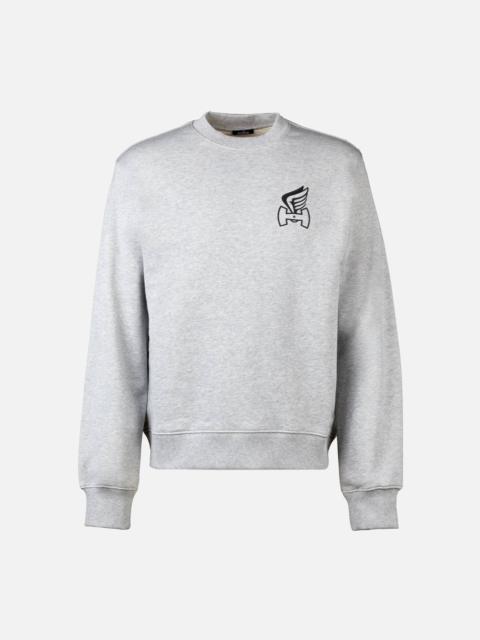 HOGAN Round Neck Sweatshirt Grey