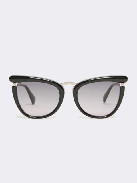 Max Mara FISCHIO Acetate butterfly glasses - BLACK