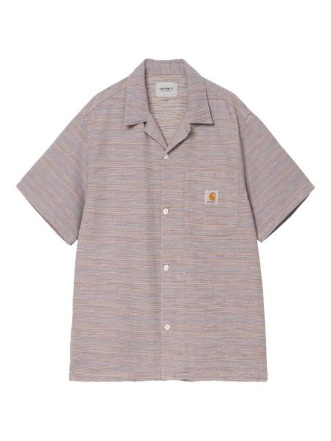 Carhartt stripe short-sleeve shirt