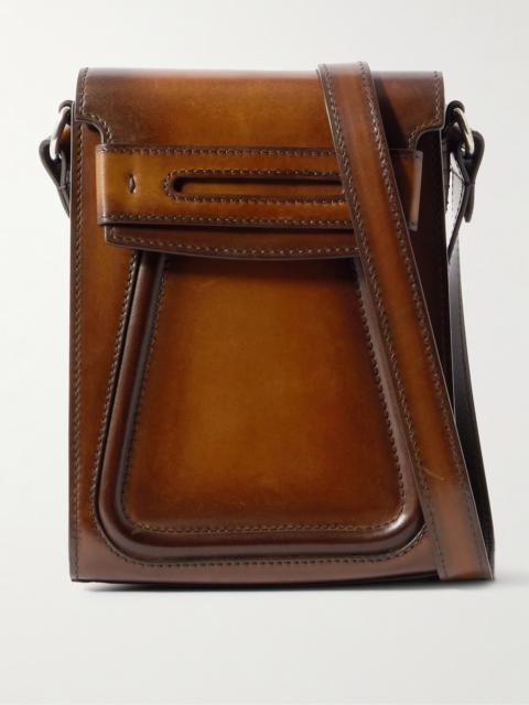 Berluti Andy Venezia Leather Phone Pouch