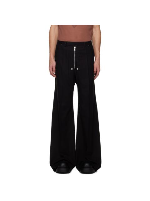 Rick Owens Black Concordians Tailored Wide Bela Trousers