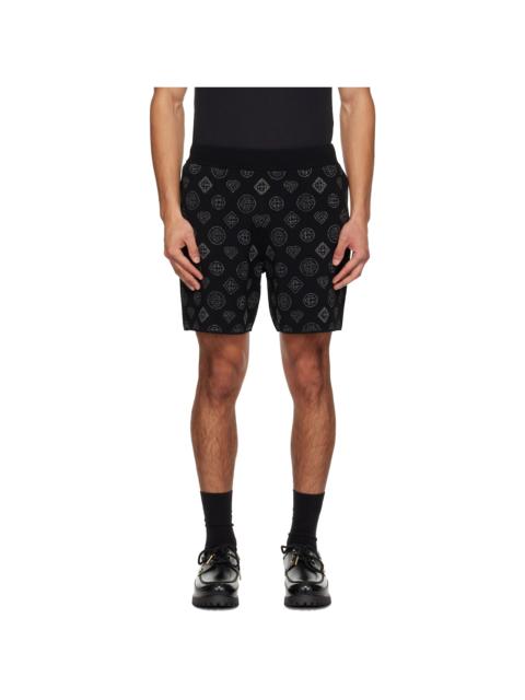 CASABLANCA Black City Jacquard Shorts