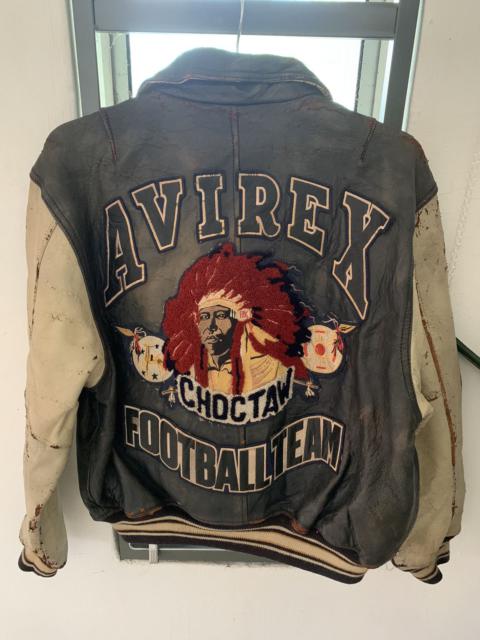 AVIREX CHOCTAW フットボールジャケット Other Designers Vintage 90s Avirex Choctaw Football Team