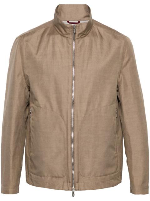 Brunello Cucinelli high-neck zip-up jacket