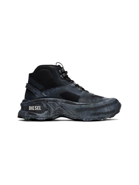 Diesel Black D-Cage Hiking Sneakers