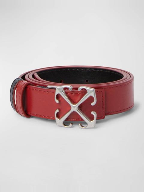 Off-White New Arrow Reversible Leather Belt