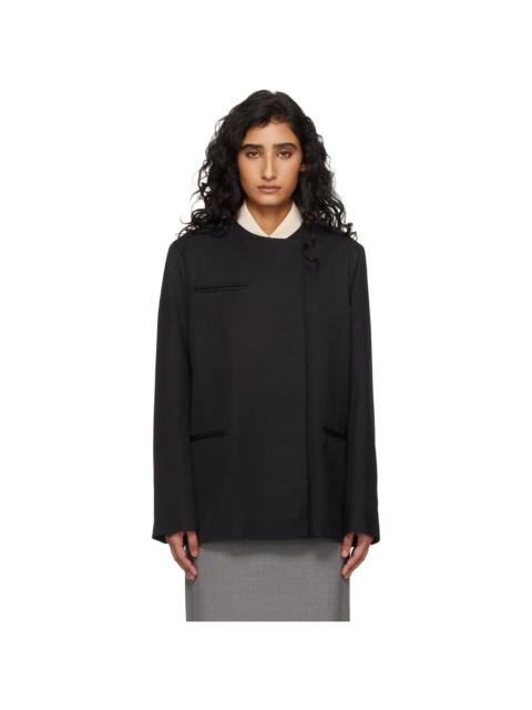 Loulou de Saison Black Bono Asymmetric Blazer