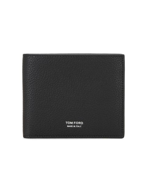 TOM FORD Soft Grain Leather T Line Classic Bifold Wallet