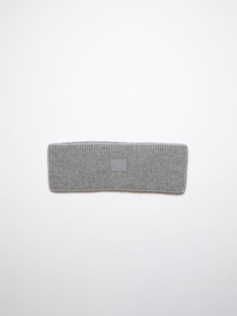 Acne Studios Ribbed headband - Grey Melange