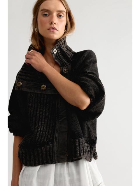 FREE PEOPLE We The Free Annie Cozy Funnel-Neck Cardi