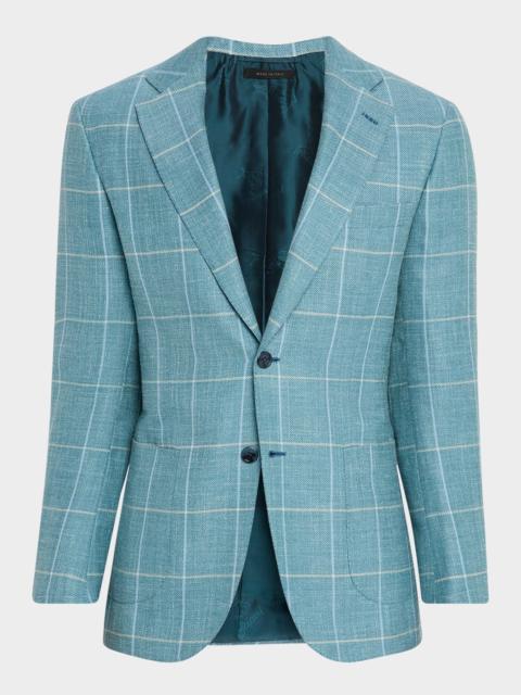 Brioni 남자의 창판 스포츠 코트
