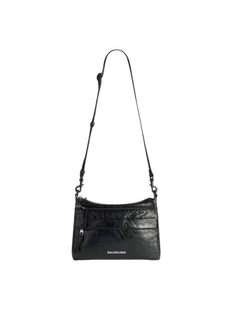 BALENCIAGA Balenciaga Explorer Double Pouch Messenger Bag 'Black' 8731821VG071000