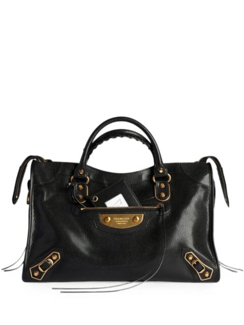 BALENCIAGA Balenciaga Le City Uptown Stud-embellished Leather Tote Bag