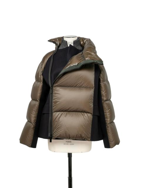 Wool Melton x Padded Jacket