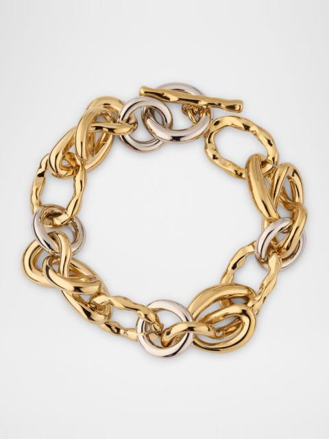 Oscar de la Renta Twisted Knot Chain Bracelet