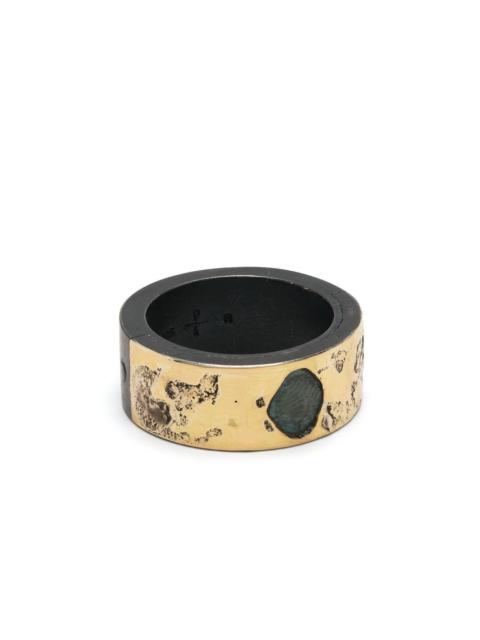 Parts of Four Sistema gold-plated diamond ring