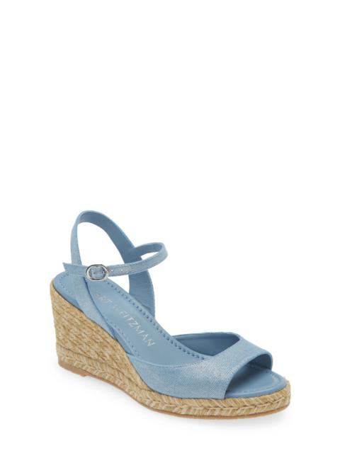 Stuart Weitzman Tia Espadrille Wedge Sandal