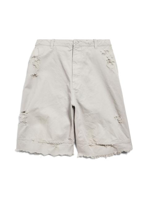 BALENCIAGA Men's Workwear Pants in Light Grey