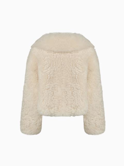 LoveShackFancy Susanna Chow Ayla Shearling Coat