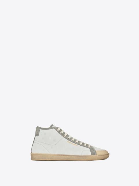 SAINT LAURENT court classic sl/39 sneakers in leather and suede