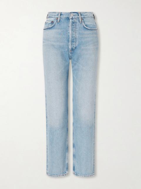 AGOLDE '90s Pinch Waist Cropped High-rise Straight-leg Jeans