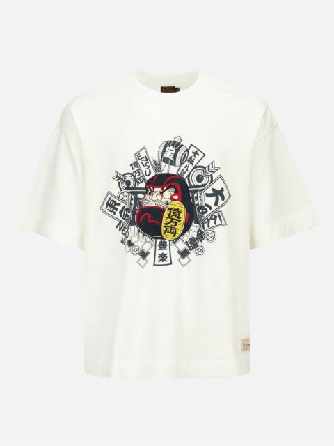 EVISU DARUMA BONSAI EMBROIDERED SWEATSHIRT