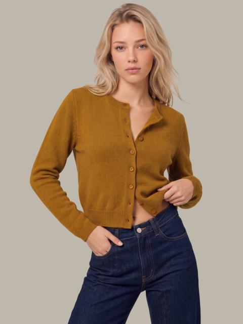 525 america 100% Cashmere Crewneck Cardigan