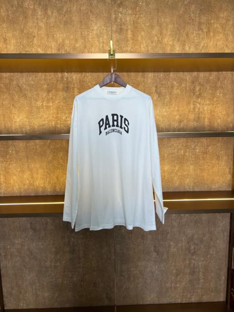 BALENCIAGA Balenciaga Paris Long Sleeve Top