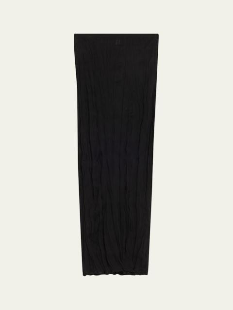 TOTEME Crinkled Knit Maxi Skirt