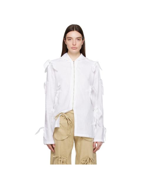 STRONGTHE White Star Knot Hoodie