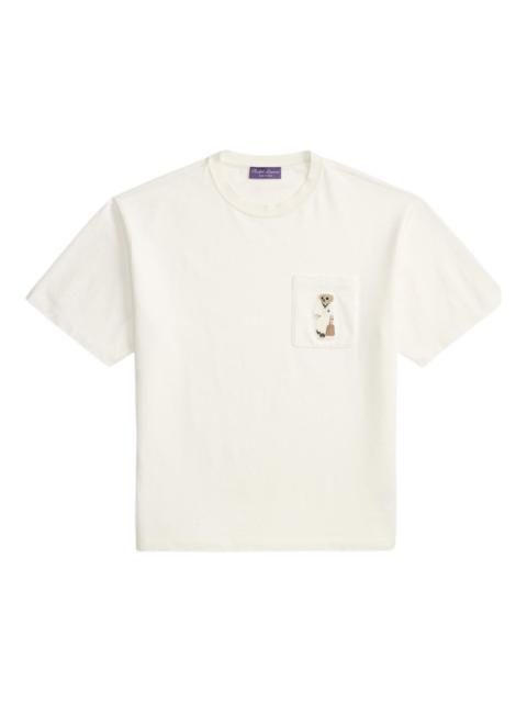 Ralph Lauren pocket bear-detail T-shirt