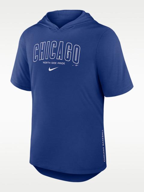 Nike Chicago Cubs Arched Wordmark Men's Nike Dri-FIT MLB Hooded T-Shirt