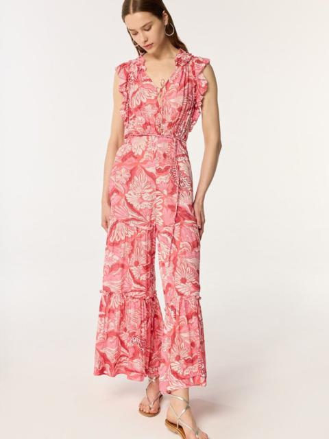 Poupette St Barth Long Jumpsuit Belene - Pink Tiger Lily