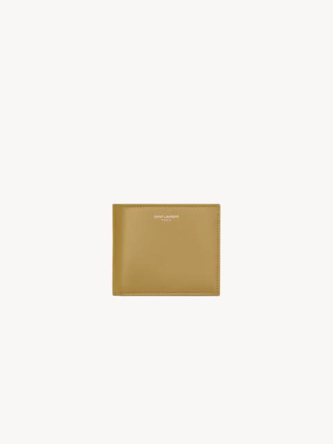 SAINT LAURENT SAINT LAURENT PARIS EAST/WEST WALLET WITH COIN PURSE IN SMOOTH LEATHER