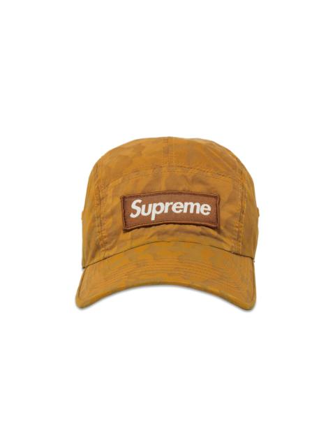 Supreme Overdyed Camo Nylon Camp Cap 'Orange'