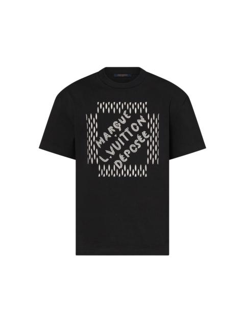 Louis Vuitton Embroidered Signature Cotton T-Shirt