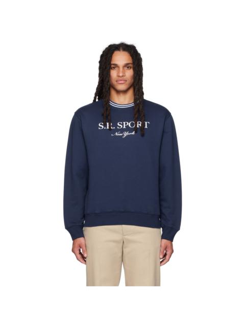 Sporty & Rich Blue 'S.R. Sport' Sweatshirt