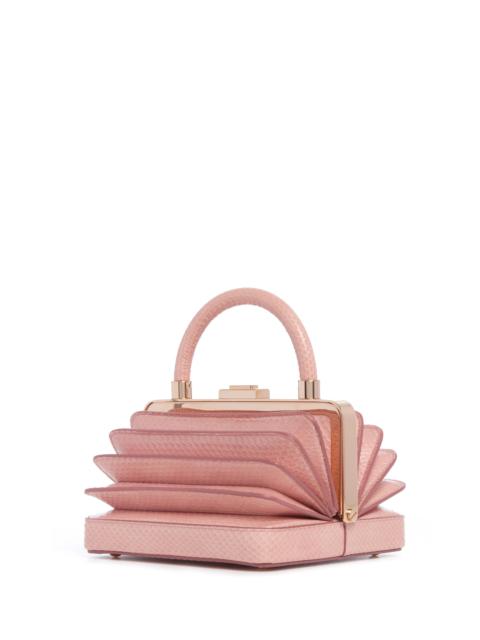 GABRIELA HEARST Diana Bag in Pink Snakeskin